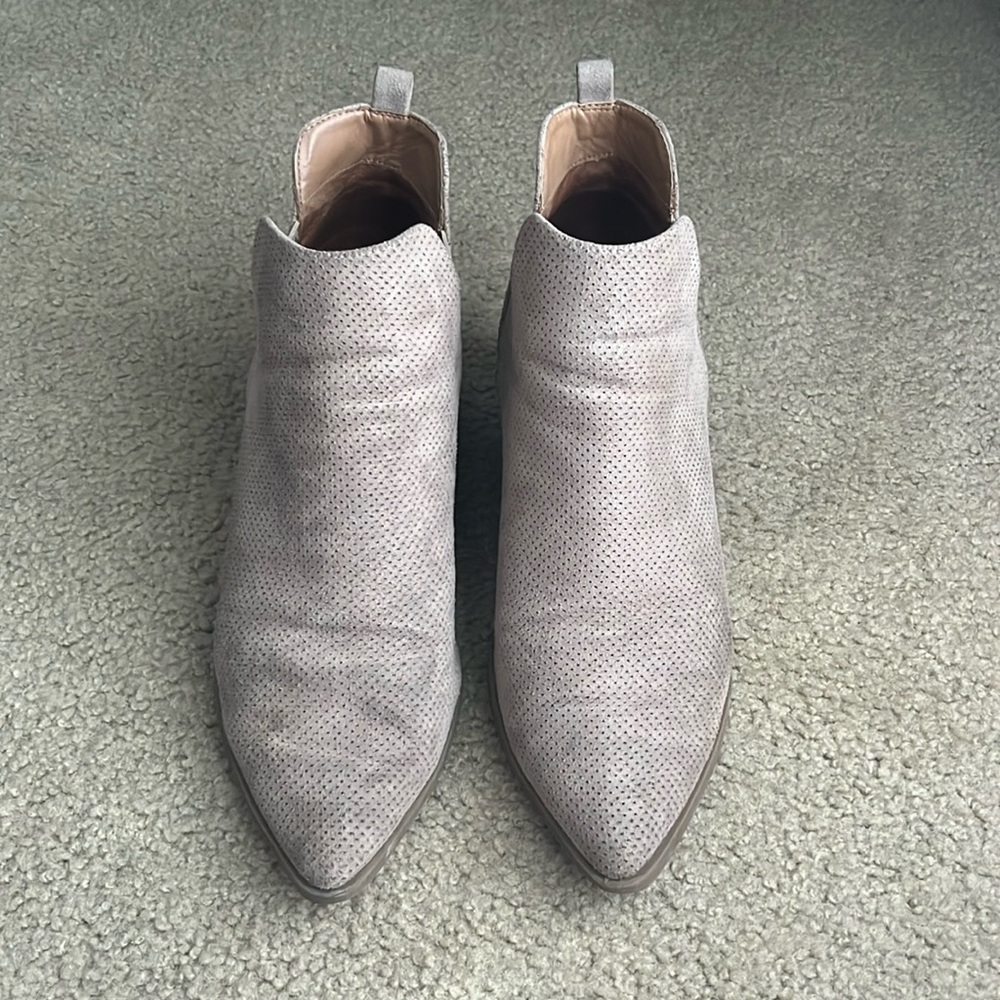 brown heeled boots